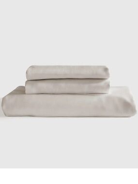 🌿NWT QUINCE Bamboo Sheet Set Sand Color Full Size